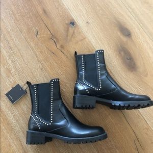 Zara Booties with stud detail